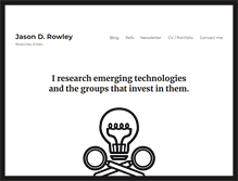 Tablet Screenshot of jasondrowley.com